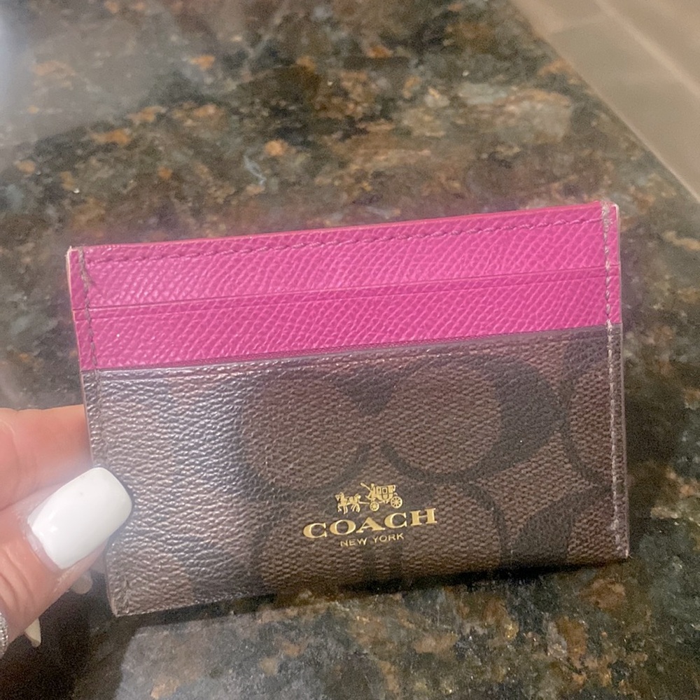 NWOT coach credit card holder